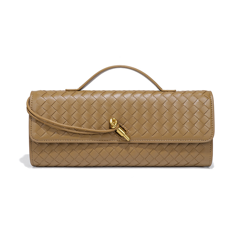 Free Shipping Fashion Hand knitted Evening Baguette Bag Accordion Bag Horizontal style Handheld Single shoulder
