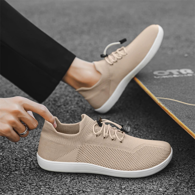 Oiaano Wide Toe Barefoot Men Shoes Unisex Women Casual Sneakers Slip On Ultra Light Breathable Soft Bottom Zero Drop Outdoor 260409