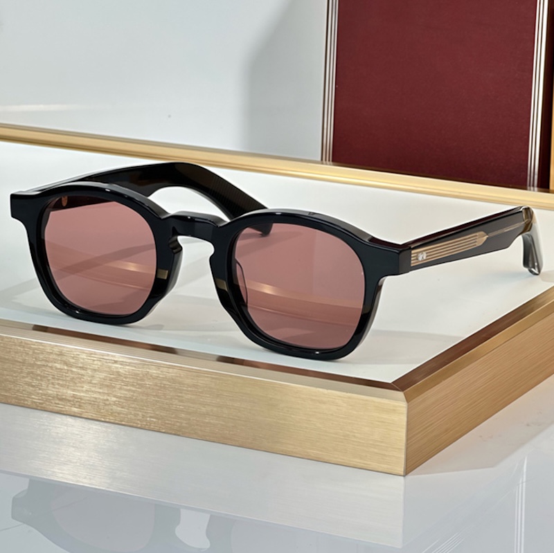 Original Luxury Designer Sunglasses Men Zephirin Popular Famous Fashion Brand Sun Glasses Women Retro Round UV400 Prescription Handmade Acetate High Q