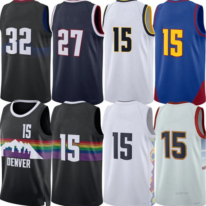 25 26 DEN Nugget Jokic Basketball Jerseys Jamal Murray Aaron Gordon Christian Braun Bruce Brown Cameron Johnson Tim Hardaway Peyton Watson City Jersey