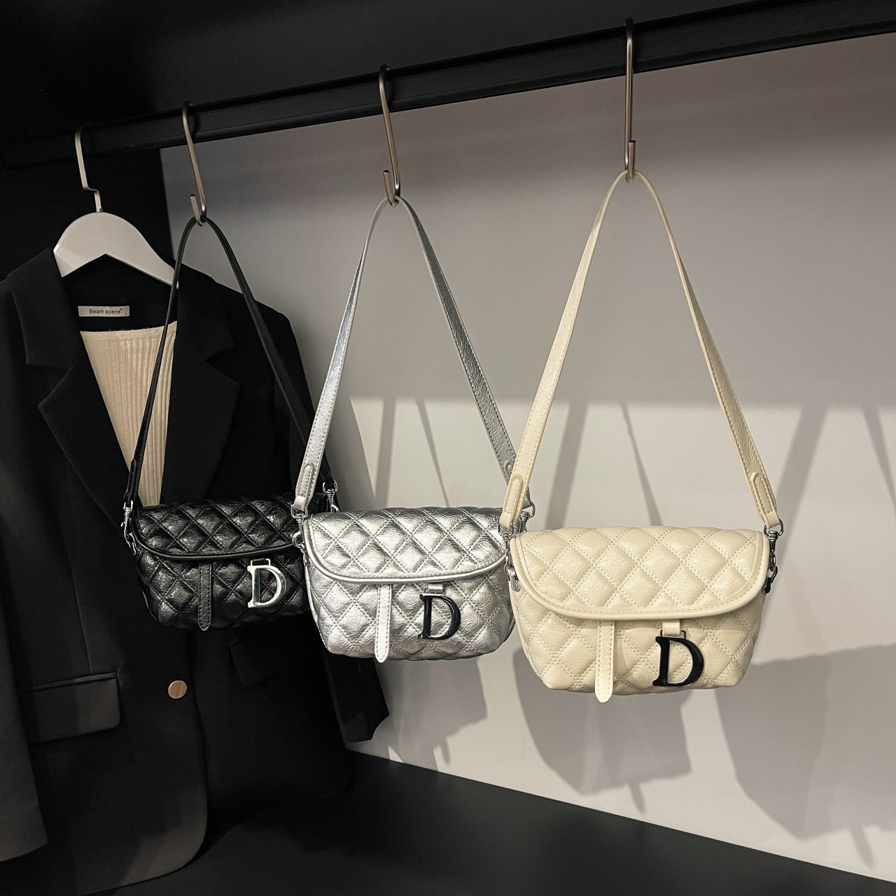 Small Bag Female Free Shipping Summer New Style Designer With Large Capacity Chain Cross Body Female Bag Rhombus Latti