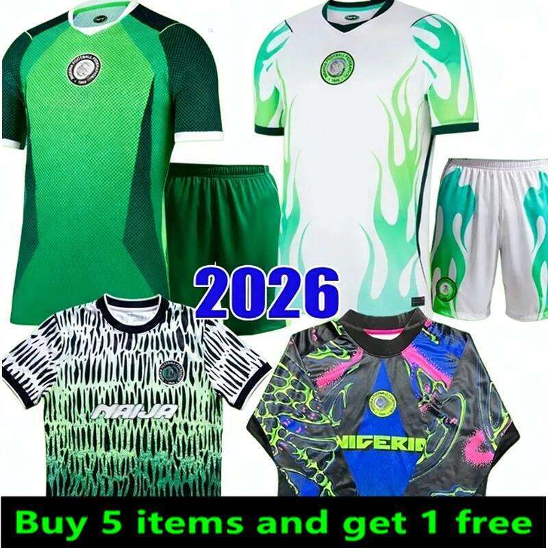 2026 Nigeria World Cup Soccer Jersey Victor Osimhen 26 27 Nigeria Football Shirt Men Kids Kits Fans Player Version Custom Name Number Maillot Look