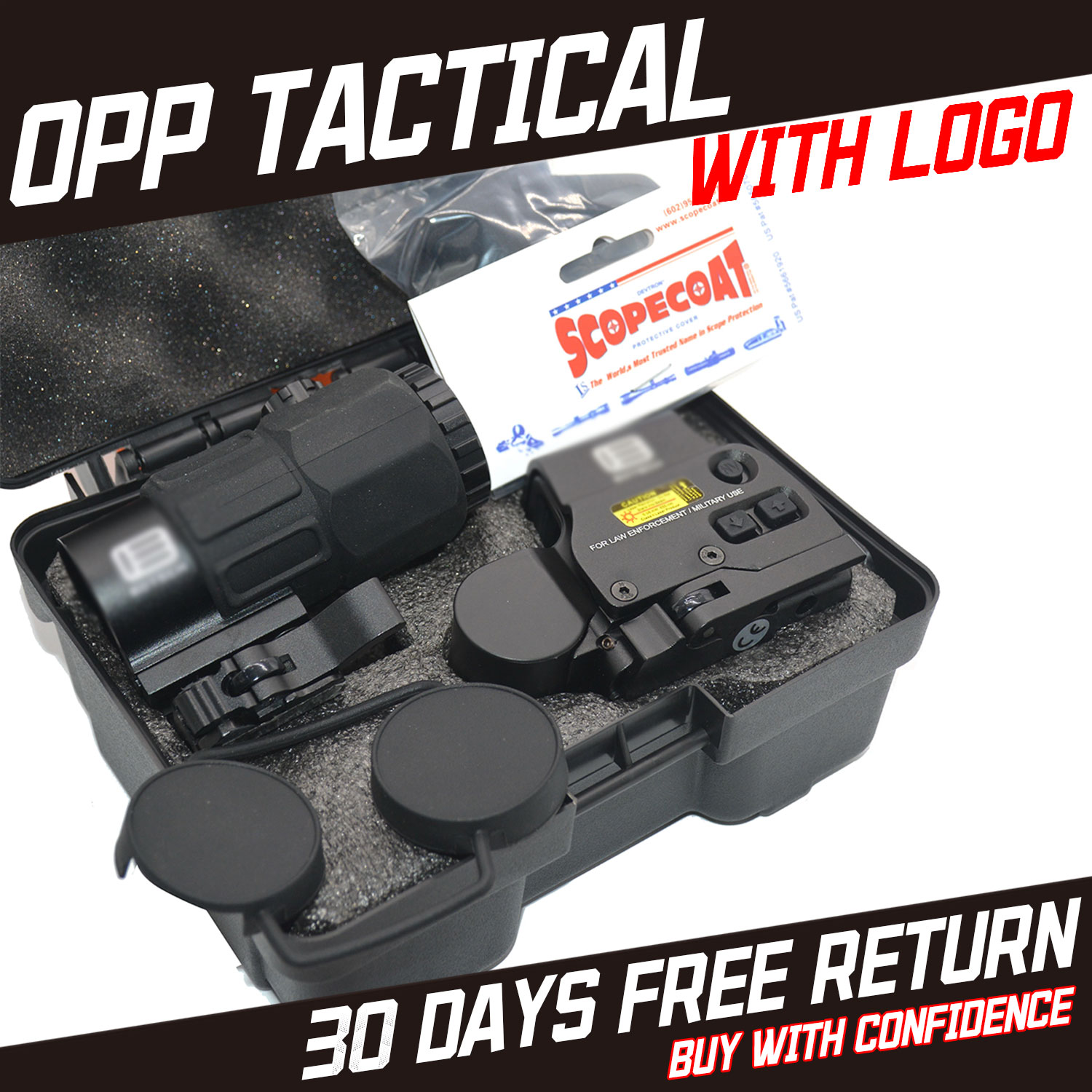 G45 558 Holographic Red Dot Sight combination 558 G33X Sight Magnifier Collimator Sights Reflex with 20mm Holographic Scope Red Illuminated