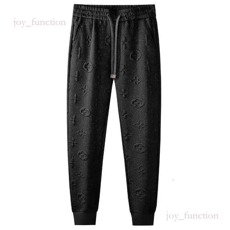 lvsity pants Three-Dimensional lvs Jacquard Fashion Trend Men's Slim-Fit Sports Knitted Sweatpants Casual louise Pants designer fashion louise pants 6d1