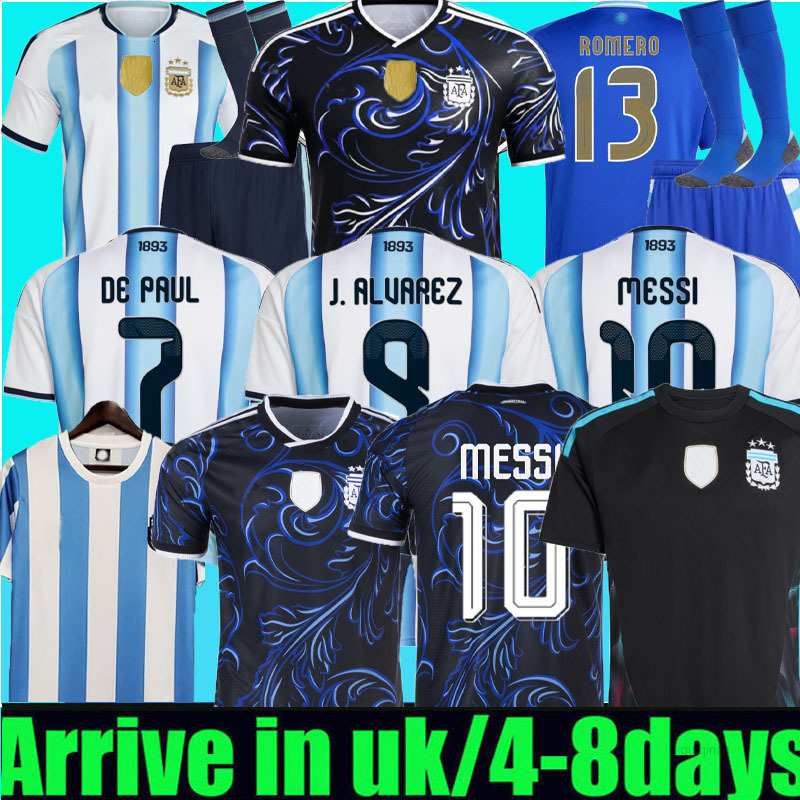 2026 Argentina Soccer Jerseys 3 Star MESSIS 50-Years Anniversary 26 27 Fans Player MAC ALLISTER DYBALA DI MARIA MARTINEZ DE PAUL Child Kids Kit Men Fo