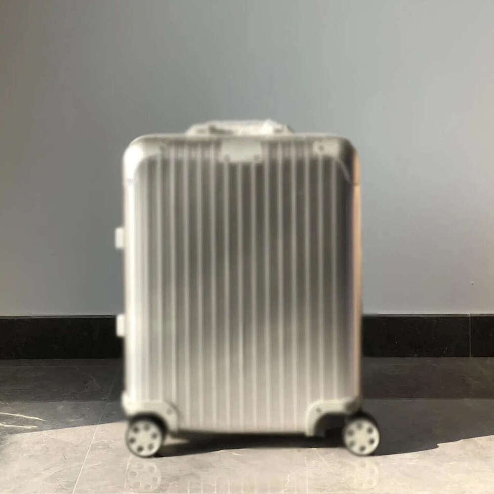 Top Quality Aluminum luxury Suitcase Luggage set Designer Metal boarding box fashion universal wheel large capacity trolley case cabin metal box 21-33 inch