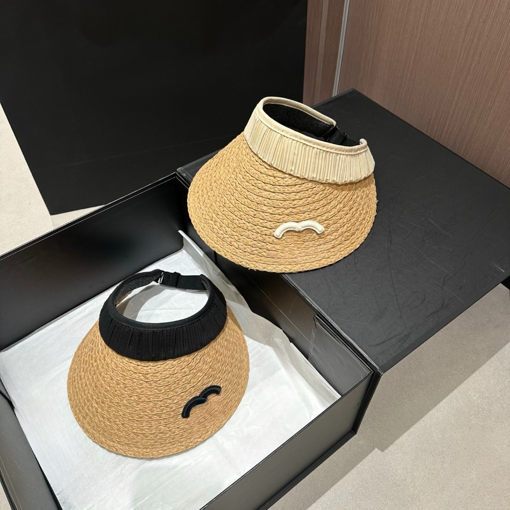 Luxury Designer Straw Hat Visors Fashion Casquette Sun Hat Woman Outdoor Visor Cap Top Caps Unisex Adjustable Casual Beach Sunhat Baseball Sport Hats