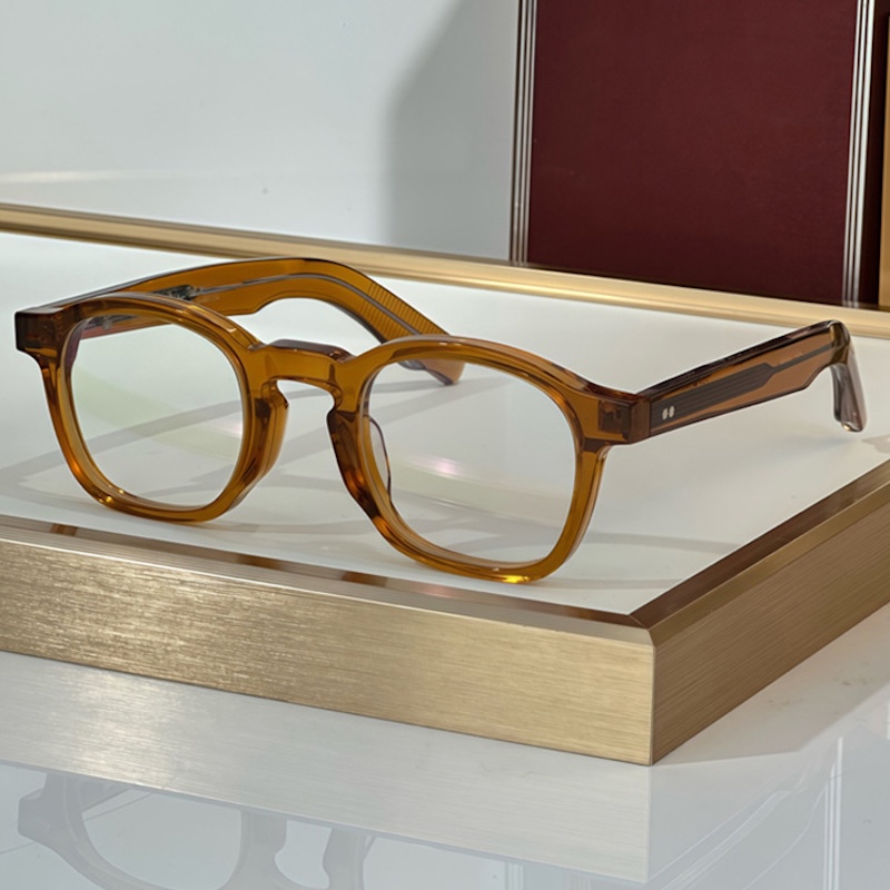 Original Luxury Designer Sunglasses Men Zephirin Popular Famous Fashion Brand Sun Glasses Women Retro Round UV400 Prescription Handmade Acetate High Q