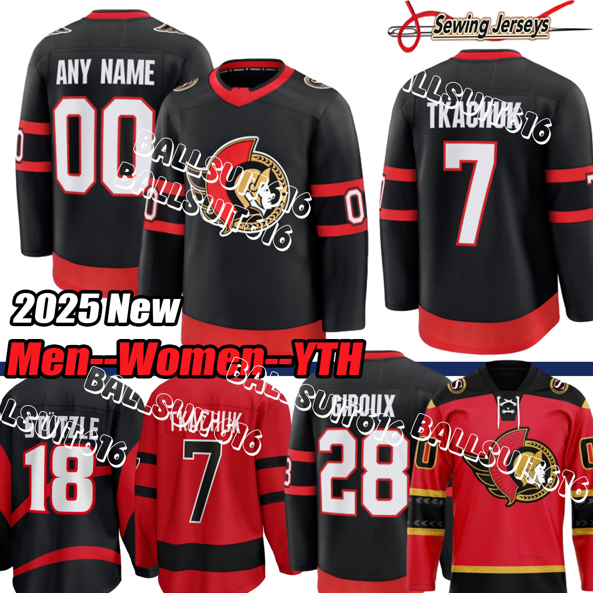 ottawas senator 7 Brady Tkachuk Claude Giroux Tim Stutzle Jake Sanderson hockey jersey Drake Batherson Josh Norris Thomas Chabot