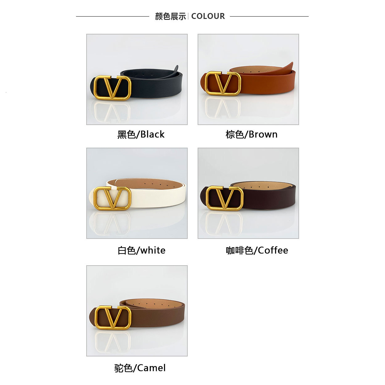 2026 Designer Luxury European And American Fashion Retro High-end PU Women's Buckle Waist Belt New