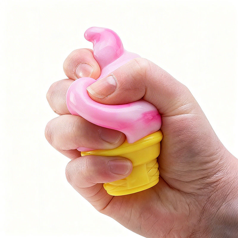 IN stock NeeDoh Ice cream Squeeze Toy Squish Stress Relief for Kids Adults Gift Decompression Toy Fidget Toys by fast sea