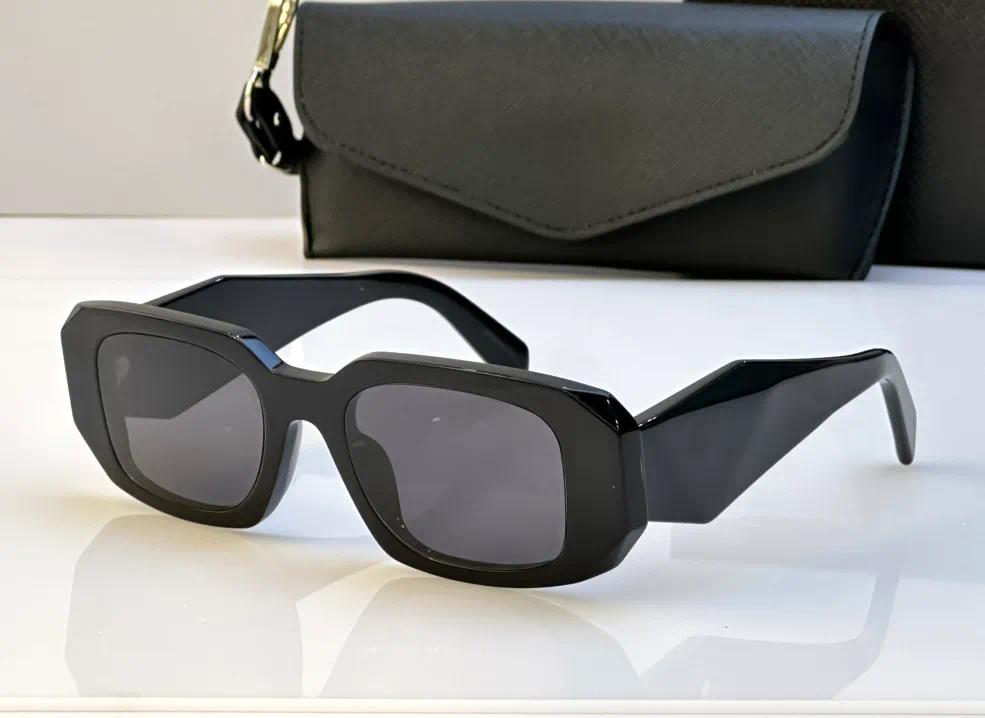 Fashion trend designer sunglasses for women 17W unique square shape Geometric shape cutting glasses summer vintage versatile style UV Protection come with case