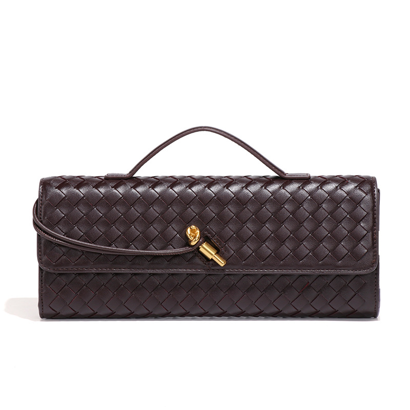 Free Shipping Fashion Hand knitted Evening Baguette Bag Accordion Bag Horizontal style Handheld Single shoulder