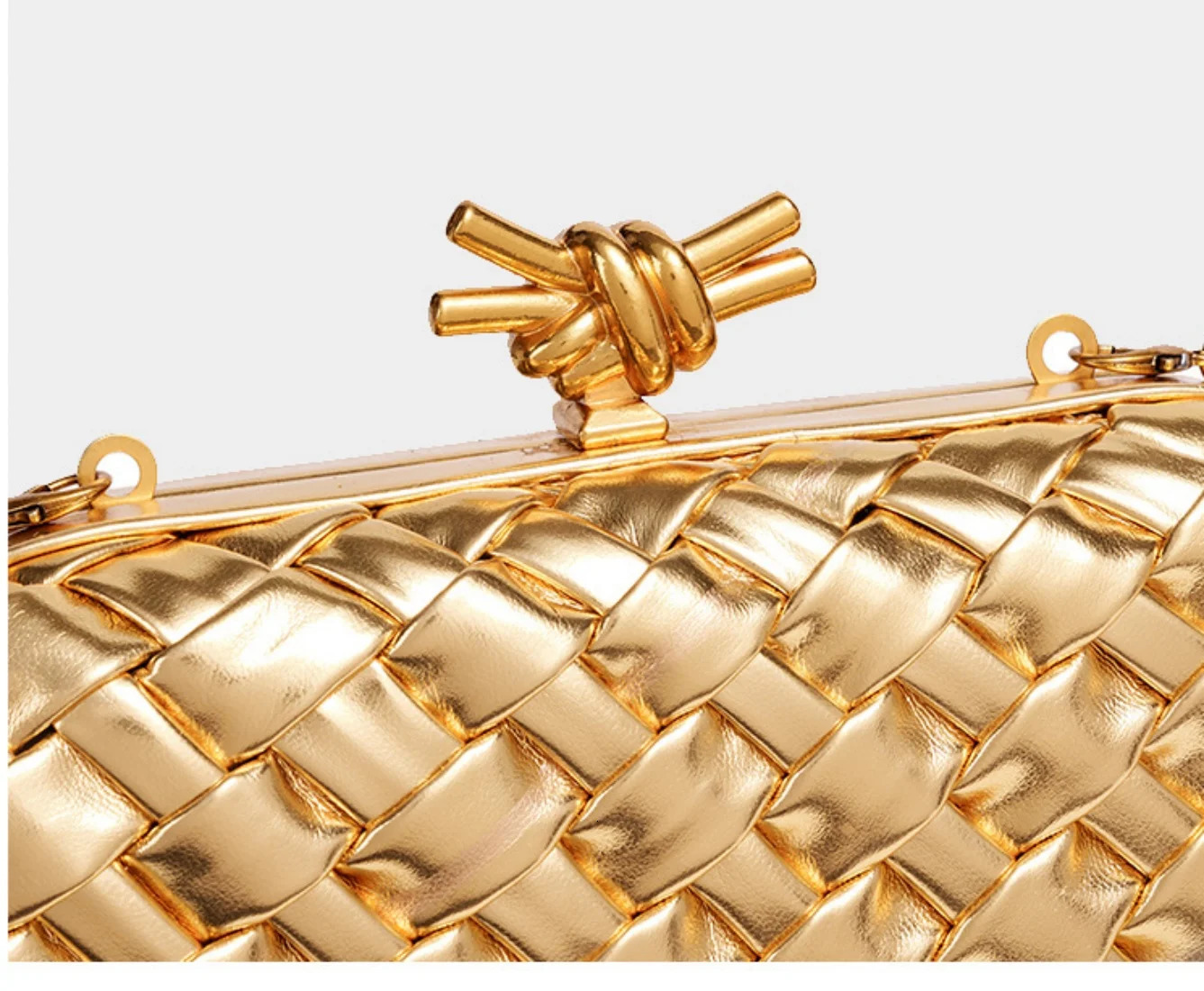 Gold Womens Fashion Wedding Party Purse Evening Party Shoulder Bag Clutch Handbags Clutch Bag 260408