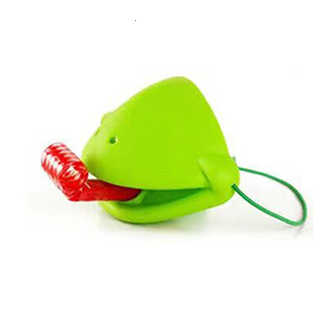 Explosive Frog Mouth Tongue Mask Lizard Poker Interactive Desktop Game Card Puzzle Toy