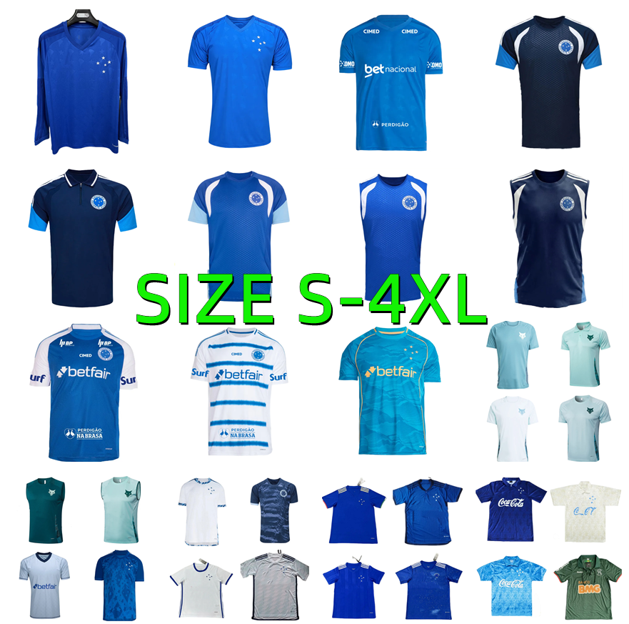 1993 1994 Retro 20 21 22 23 24 25 26 27 Cruzeiro Mens Soccer Jerseys 2026 2027 M. PEREIRA WILLIAM KAIO JORGE RAFA SILVA M. VITAL Home Away 3rd GK Training Wear Football Shirts
