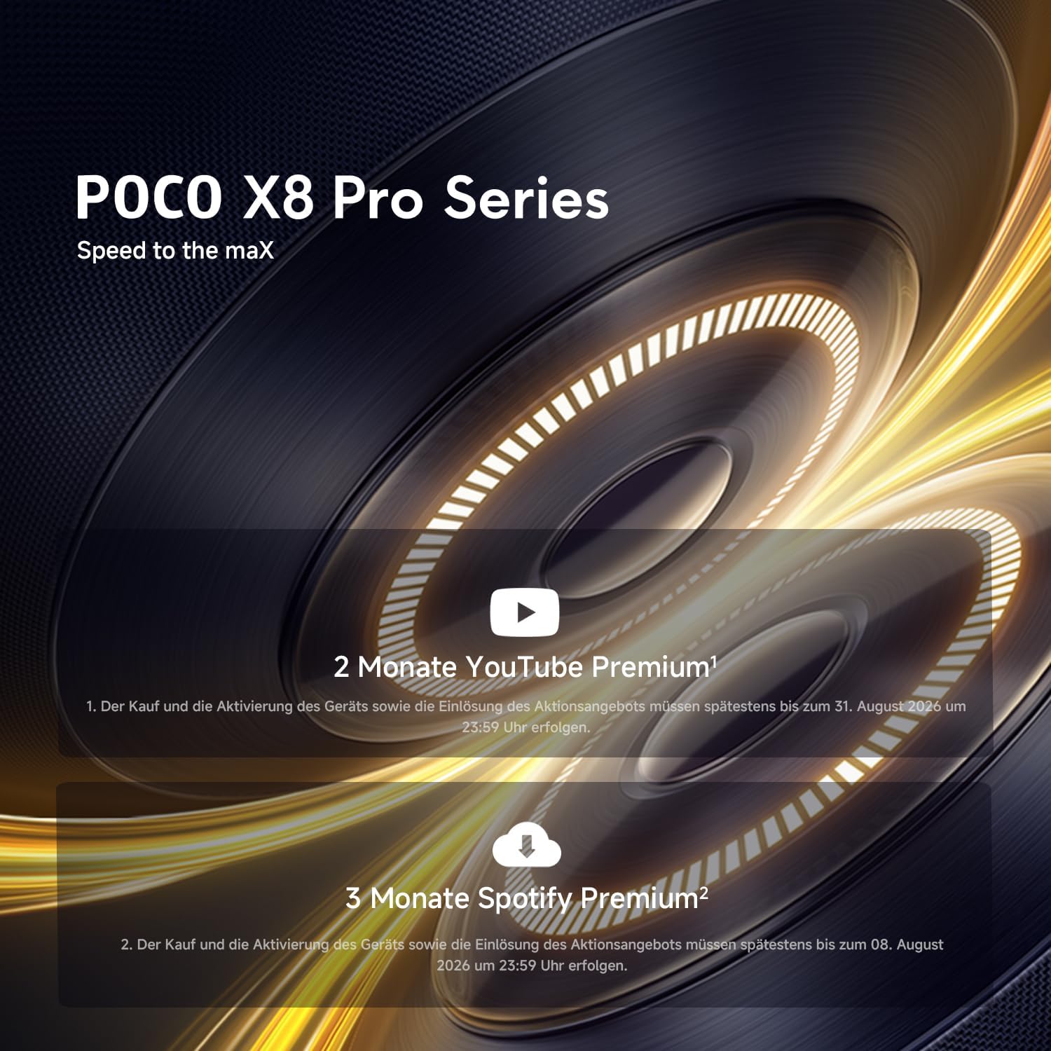 XIAOMI Poco X8 Pro Max Smartphone 12 + 512GB, Dimensity 9500s processor, 8500mAh battery, Ultra-bright AMOLED display, 50MP