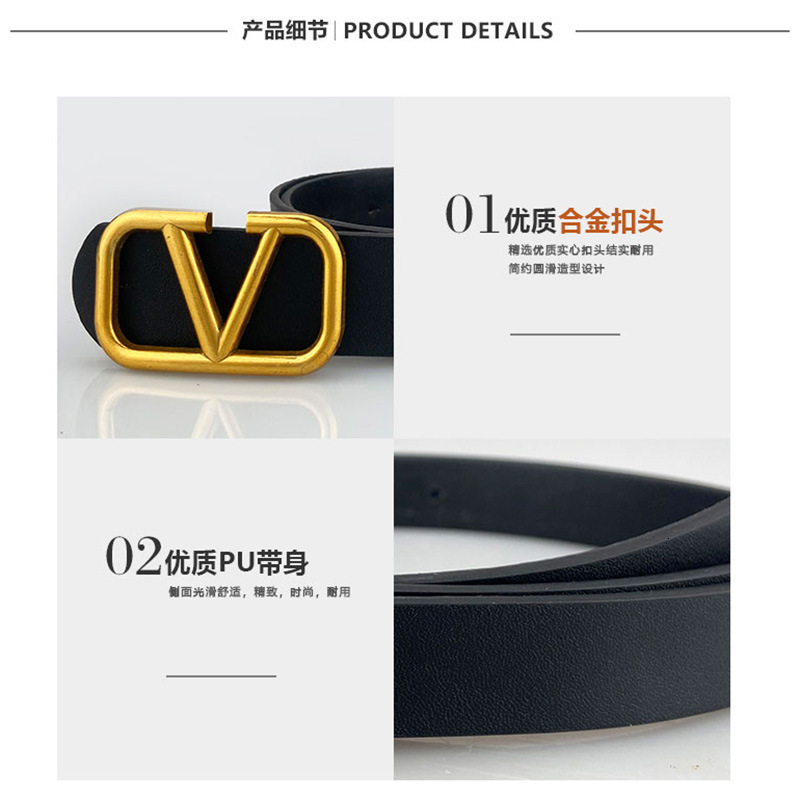 2026 Designer Luxury European And American Fashion Retro High-end PU Women's Buckle Waist Belt New