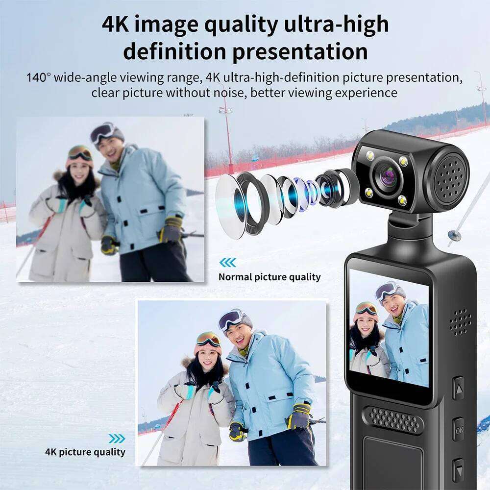 Ultra HD Sports 4K WiFi Action Digital Portable Video Recorder Camera DV Night Vision Police BodyCam Small Camcorder 26H0409
