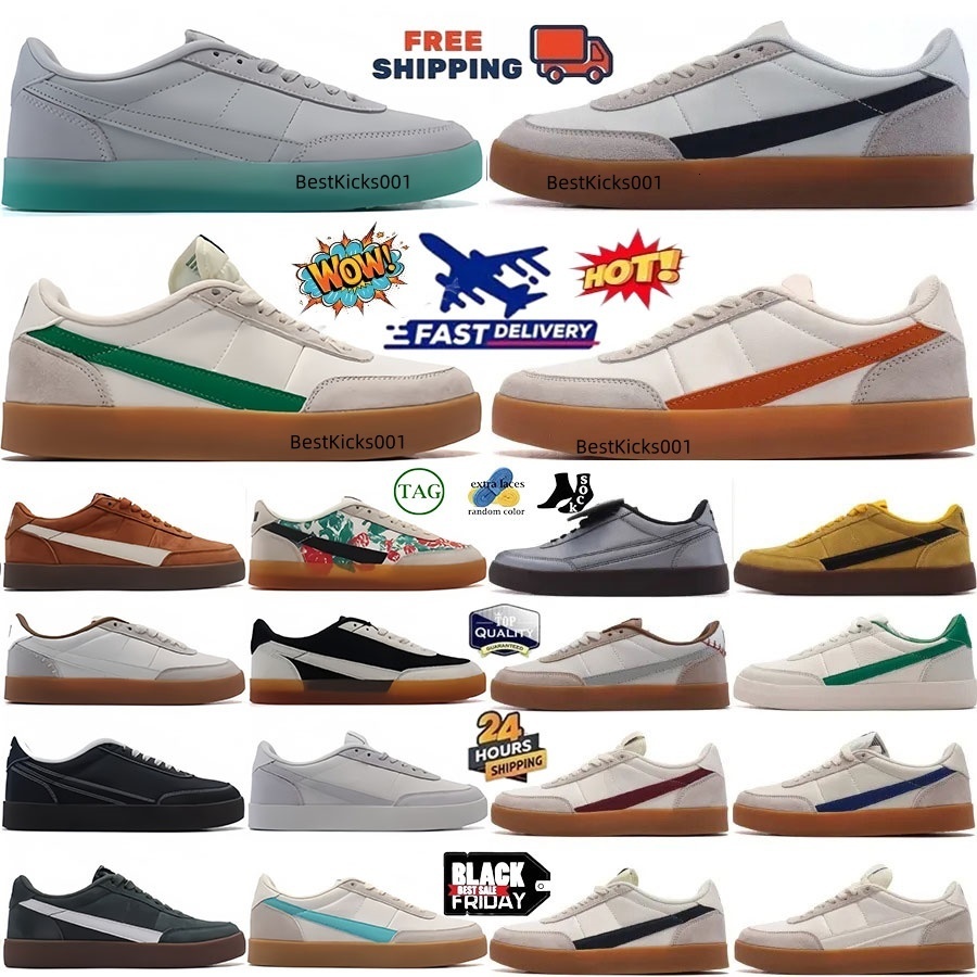Top Killshots 2 Designer Shoes Men Women Leather Casuals Trainers Sail Gum Black Suede Desert Orange Green Brown High Quality Outdoor Trainers Sneakers Size 36-45