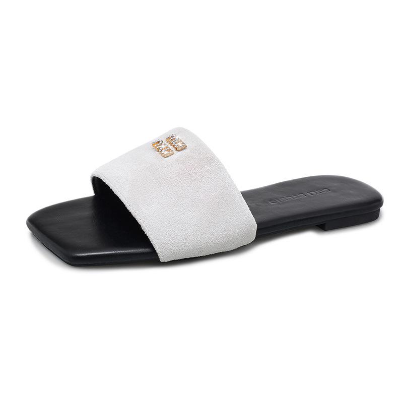 2026 Summer New Designer Fashionable Leisure Classic Letter Flat Slippers Outdoor Home Beach Sandals for Women
