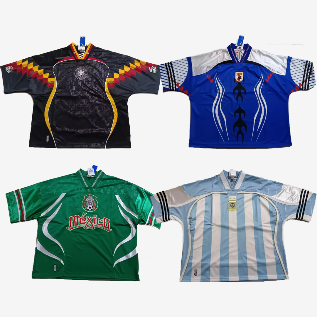 New + Retro 2006 2026 Argentina Germany Japan Mexico Soccer Jerseys Home Away Men Football Jersey Shirts T Kit S-3XL messis BRINGBACK REMIXED