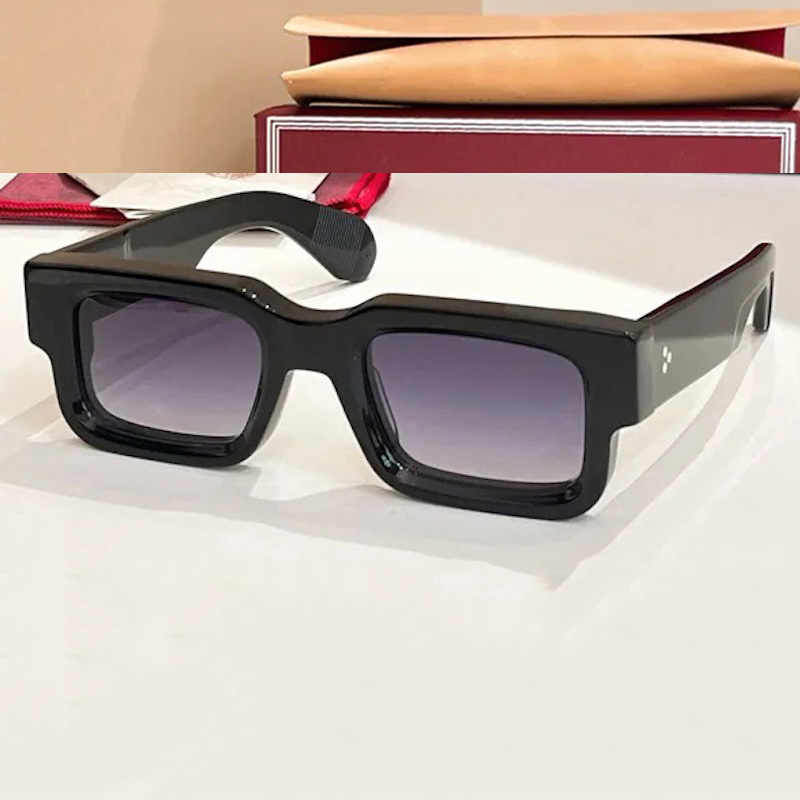 Ascari Acetate Sunglasses Designer Handmade TOP Quality High Square Glasses Thick Retro Vintage Steampunk for Men Women Summer Beach Optical Luxury Br