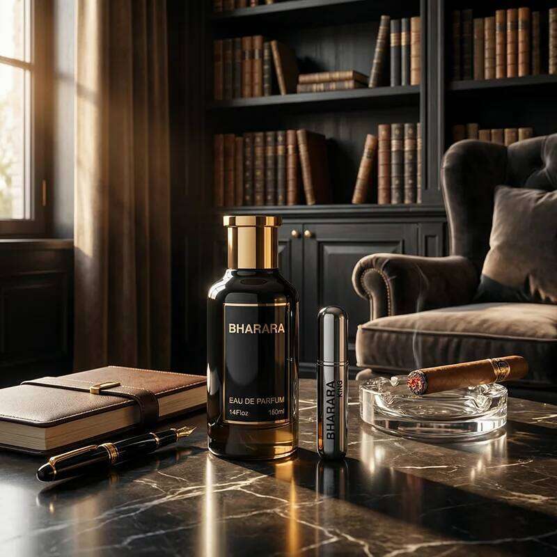 Bharara King Men's Eau de Parfum 100ml, Refreshing Citrus & Musk Scent, Long-Lasting Formaldehyde-Free Fragrance 26Y0407