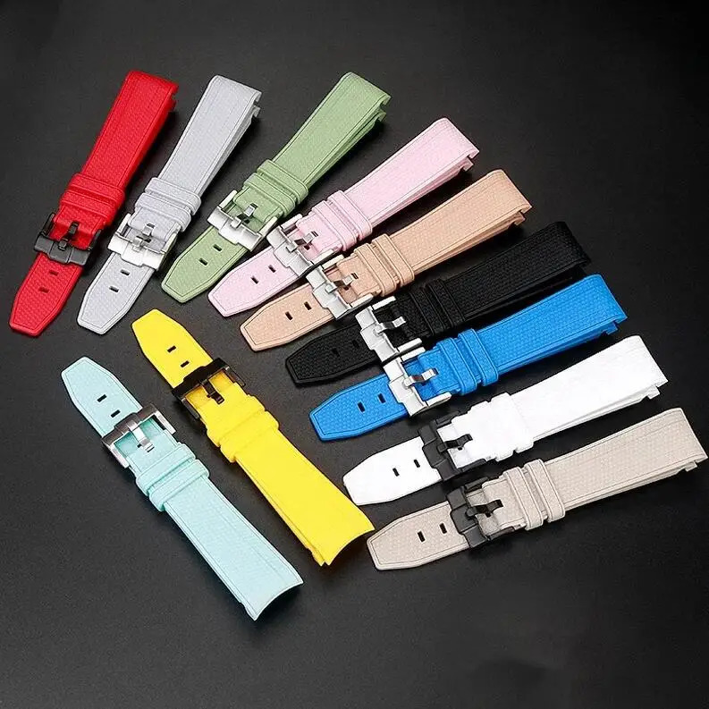 Watch Band for X Joint Moon Strap 300 Men Women 20mm Rubber Silicone Curved End Wrist Bracelet 260318