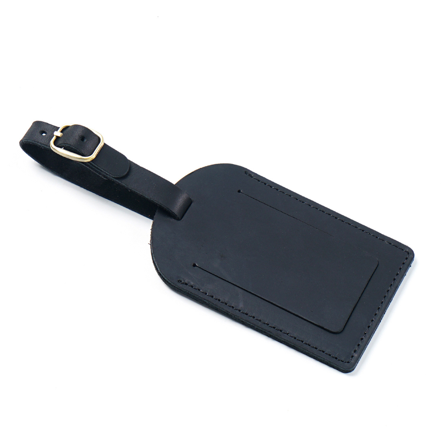 New genuine leather headliner airplane boarding pass creative travel case tag luggage check-in leather luggage tag 260318