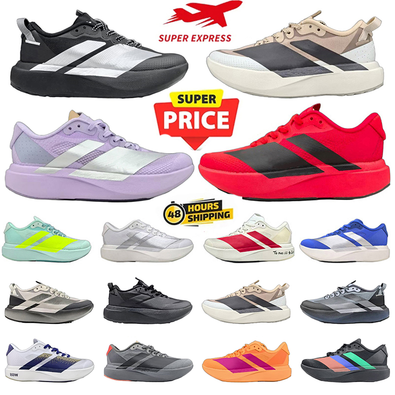 Designer Zero Running Shoes Mens Womens Triple White Black Pink Blue Active Fuchsia Trainers Outdoor Sports Sneakers 36-47