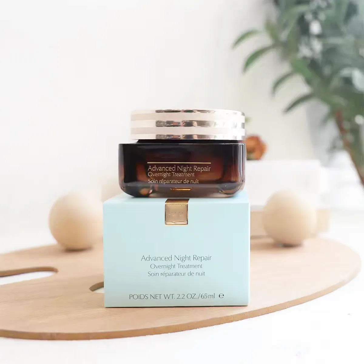 Big Brown Pot Advanced Night Repair Overnight Treatment Essence Cream Film 65ml Moisturizing Repairing Soothing