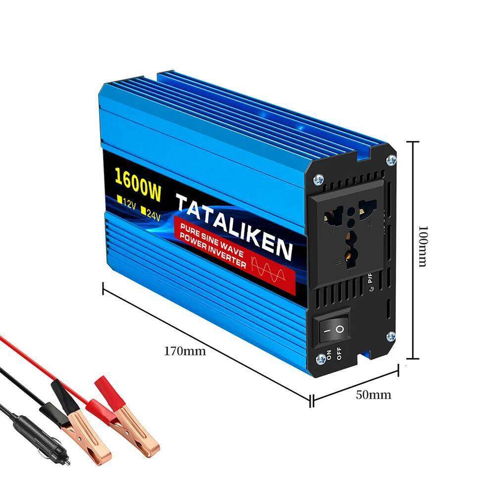 Pure Sine Wave 1600W/3000W Inverter 12V to 220V Digital Display Function for Car & Home Use - view 5