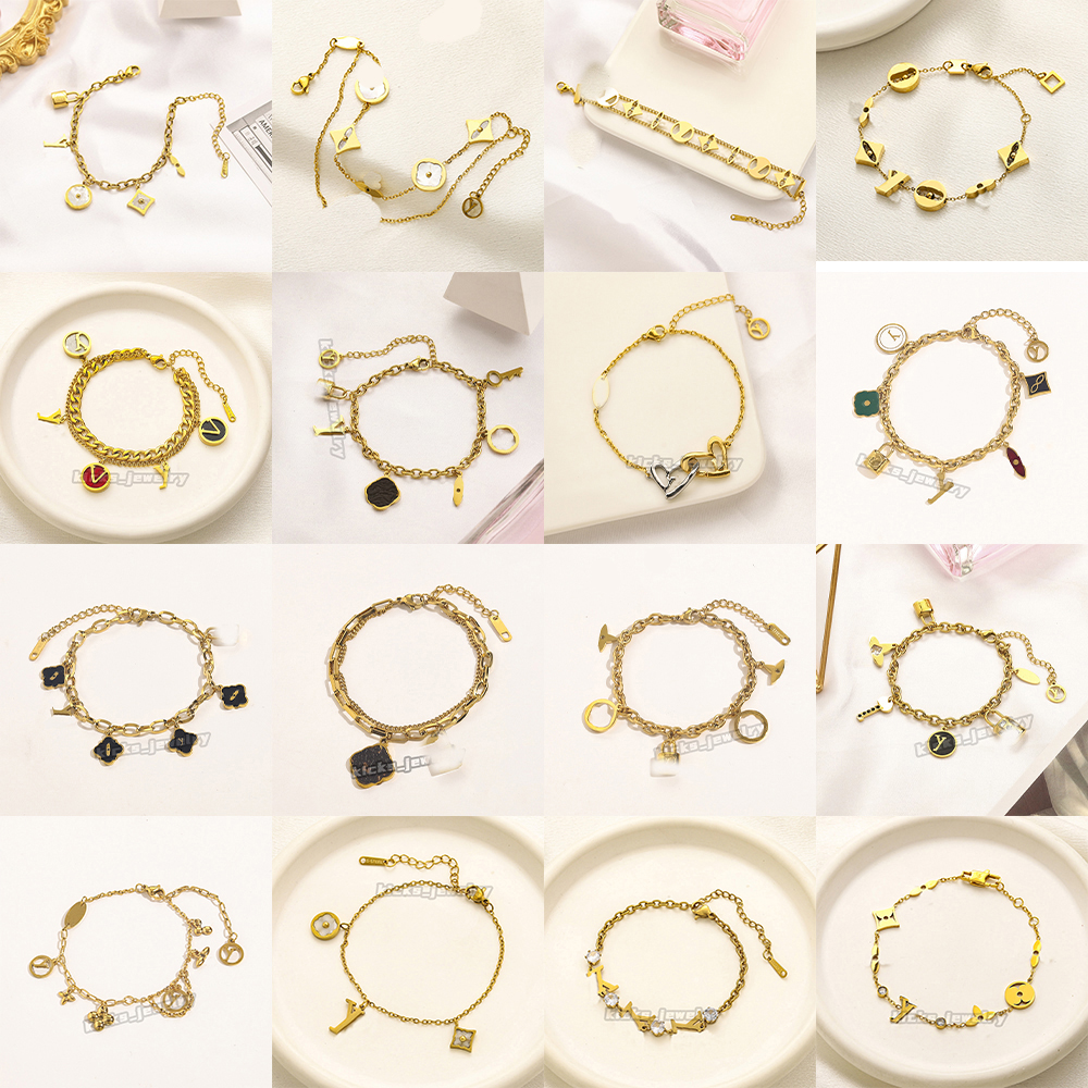 Designer bracelet fashionable classic leather bracelet Cuban chain women's bracelet birthday party gift