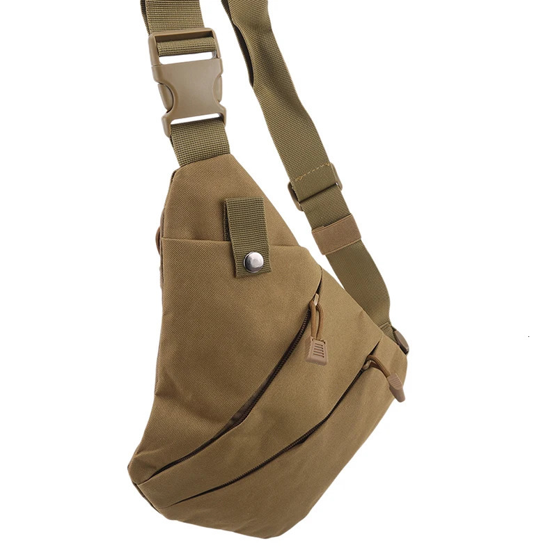 Outdoor Tactical Storage Gun Holster Shoulder Bags Men Anti-theft Chest Bag Nylon Sports Hunting Crossbody Pistol Bag 260407