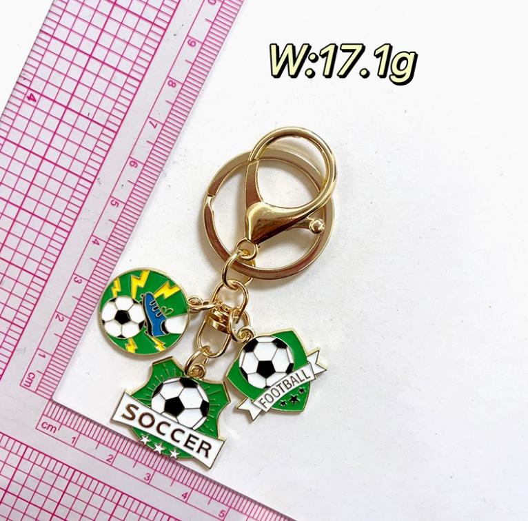 World Cup Soccer Memorabilia Keychain and Car Hanging Accessories in Zinc Alloy for the US Canada and Mexico 26-4.3-6