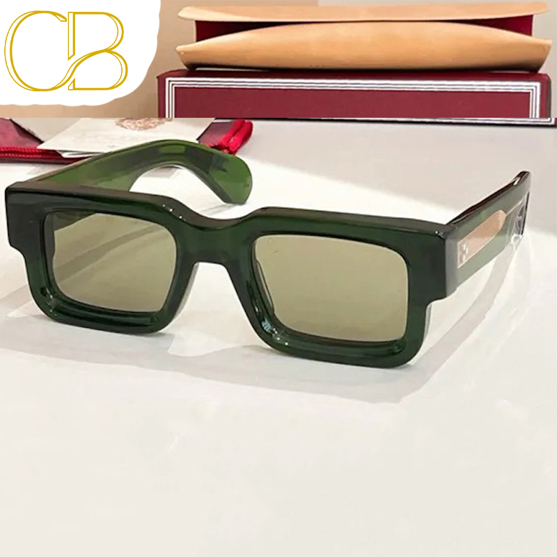 Ascari Acetate Sunglasses Designer Handmade TOP Quality High Square Glasses Thick Retro Vintage Steampunk for Men Women Summer Beach Optical Luxury Br