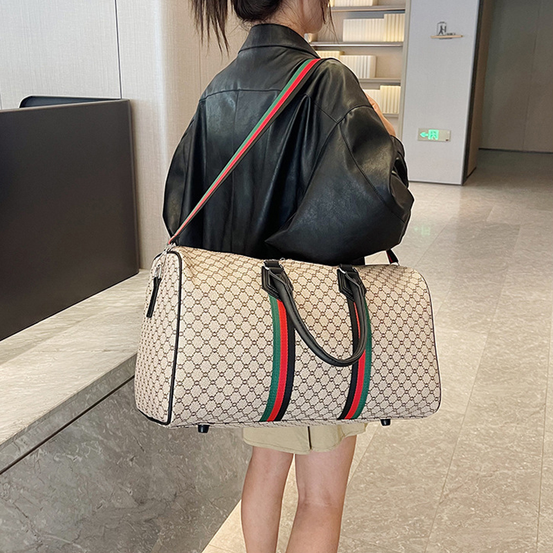 New Free Shipping Travel Bag Single-Shoulder Business Travel Fitness Bag Suitcase Trolley Bag Business Large-Capacity Boarding Bag, Light Trave