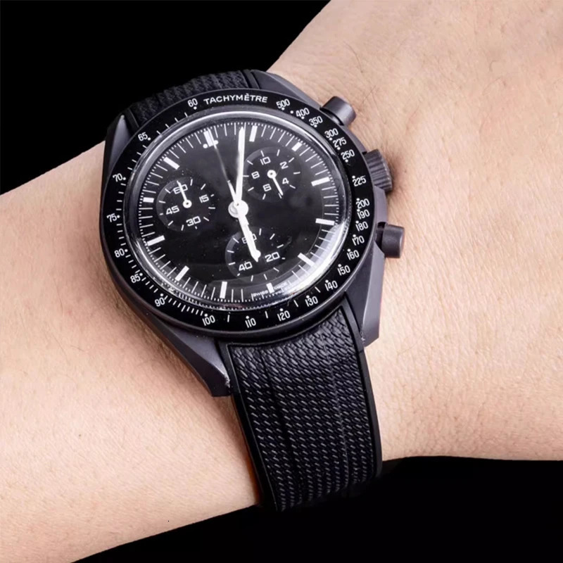 Watch Band for X Joint Moon Strap 300 Men Women 20mm Rubber Silicone Curved End Wrist Bracelet 260318