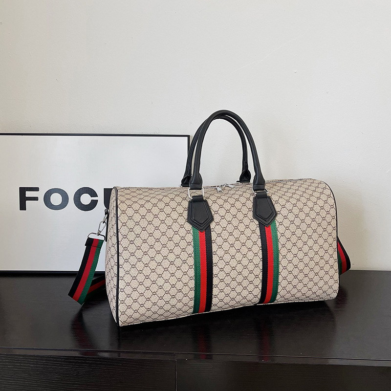 New Free Shipping Travel Bag Single-Shoulder Business Travel Fitness Bag Suitcase Trolley Bag Business Large-Capacity Boarding Bag, Light Trave