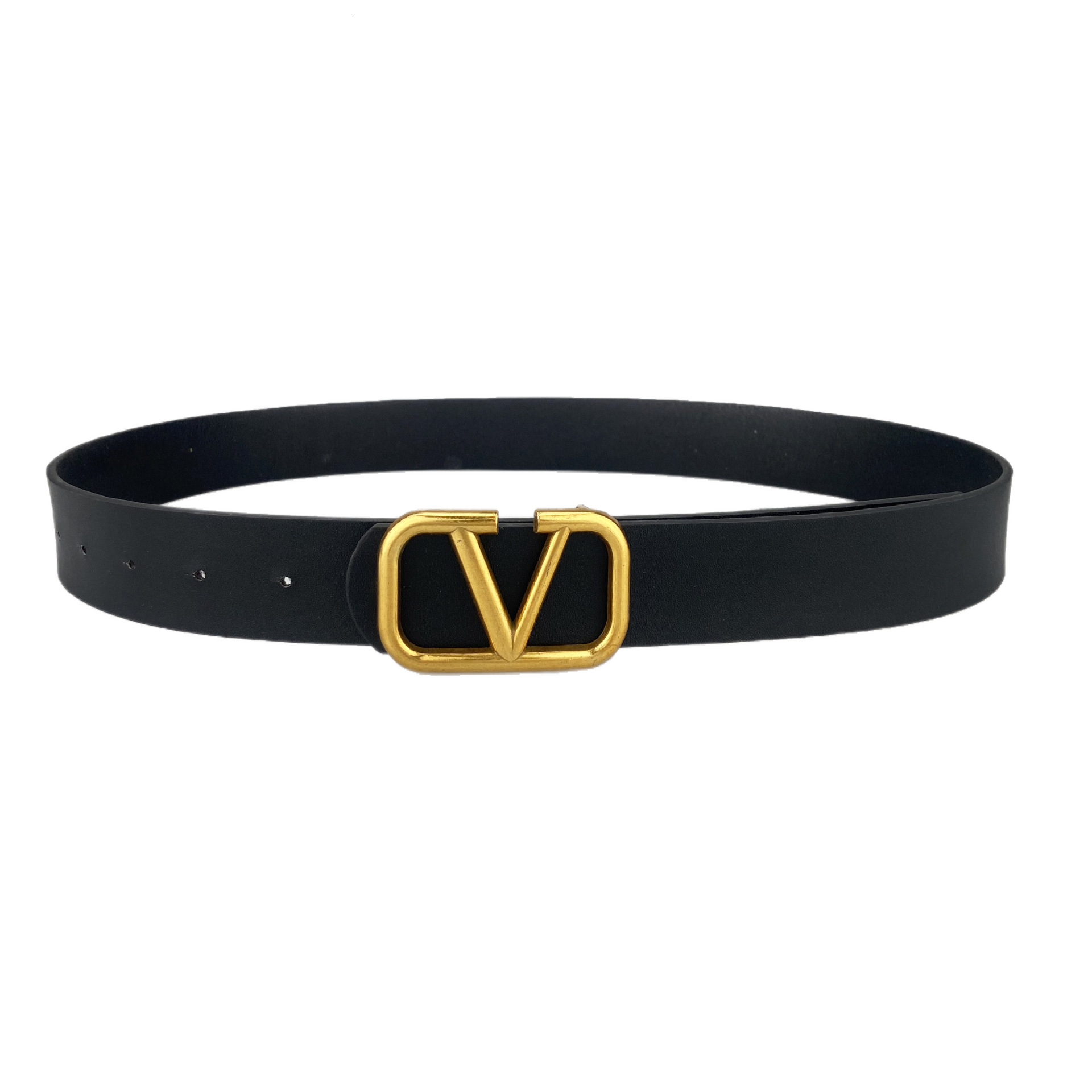 2026 Designer Luxury European And American Fashion Retro High-end PU Women's Buckle Waist Belt New