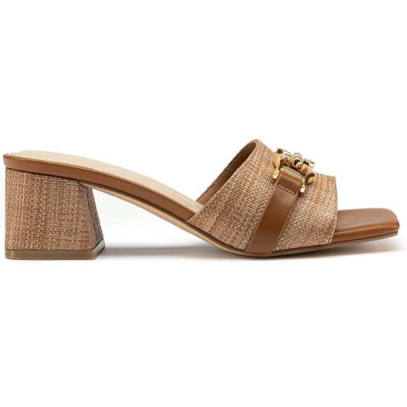 2026 Summer New Trendy Coarse Luxury Heel Sandals Designer Fashionable Versatile Wearing High Heels for Women