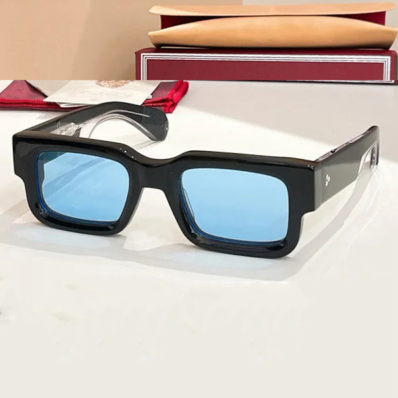 Ascari Acetate Sunglasses Designer Handmade TOP Quality High Square Glasses Thick Retro Vintage Steampunk for Men Women Summer Beach Optical Luxury Br