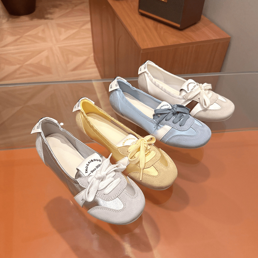 2024 Women Sneakers Casual Flats Canvas Lace Up Summer Trend Dress Zapatos Mujer Breathable Shallow New Ladies Shoes ddmypanda