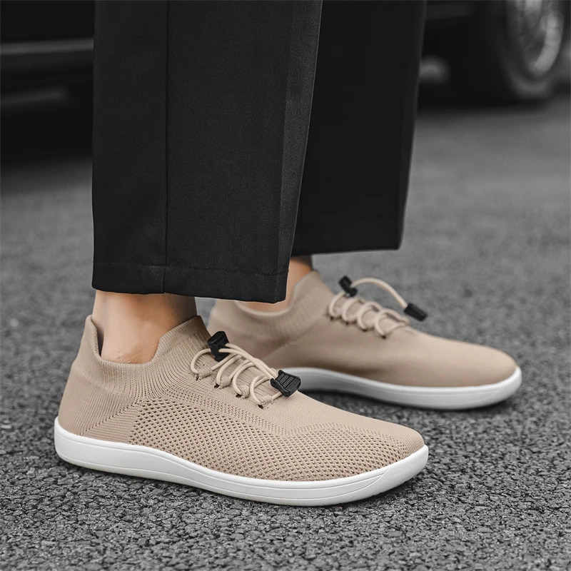 Oiaano Wide Toe Barefoot Men Shoes Unisex Women Casual Sneakers Slip On Ultra Light Breathable Soft Bottom Zero Drop Outdoor 260409