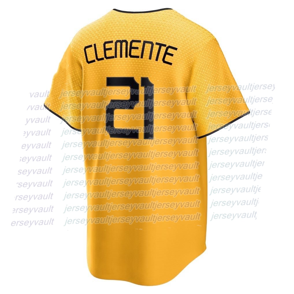 Personalized custom 30 Skenes City Connect Baseball Jersey 6 Griffin Roberto Clemente Embroidery Breathable Polyester Sweatshirt Casual Wear