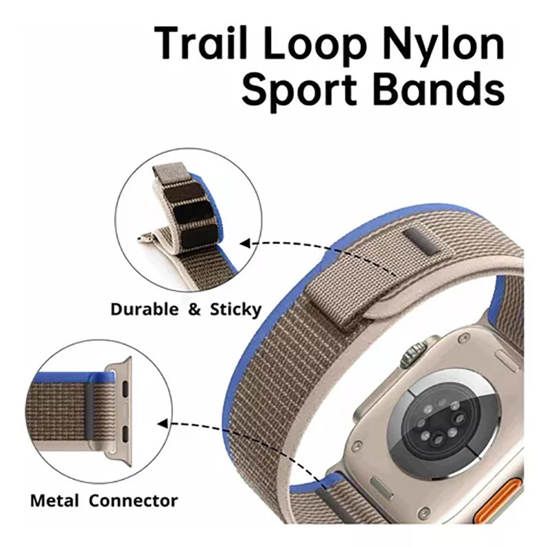 Trail Loop strap for watch bands ultra 3 2 49mm 44mm 41mm 40mm 45mm 42mm mm Bracelet 11 10 9 8 7 6 5 2026 260403
