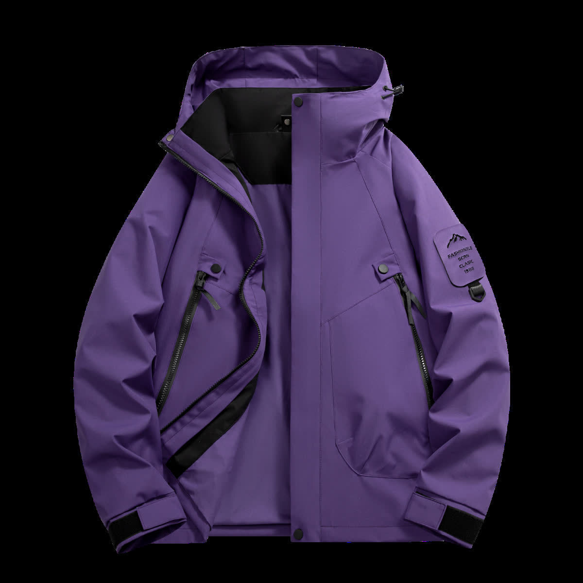 Yellow Luxury Outdoor Jacket Men's 2026 American Casual Spring And Autumn Couple Style Hiking Outdoor Sports Jacket Men's And Women's C