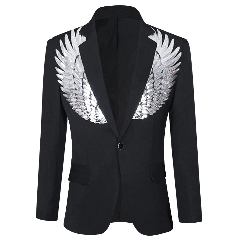 Custom Mens Sparkly Tuxedo Jacket with Sequins Elegant Prom Blazer Party Wedding Dinner Suit Glitter Groom Stage Performan 251023