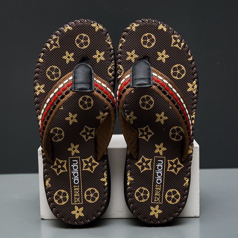 TB BHULAMTE Luxury Brand Designer Shoes Men's Summer Non-Slip Flip-Flops, Men's Beach Shoes, Sporty And Durable Outdoor Thong Sandals, Odor-